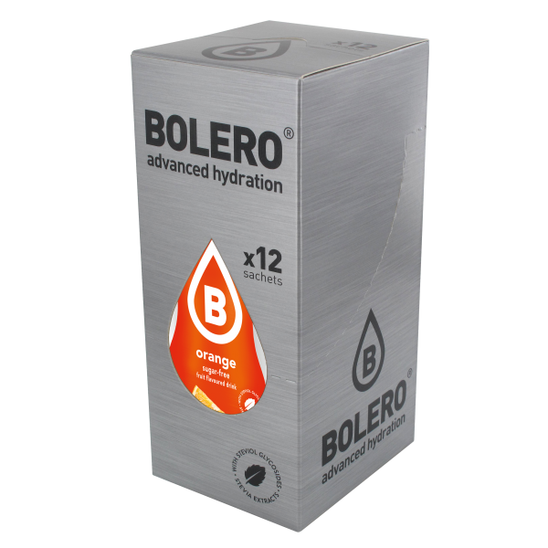 BOLERO Πορτοκάλι - Χυμός σε σκόνη για 1,5L (Κουτί των 12) 9gr