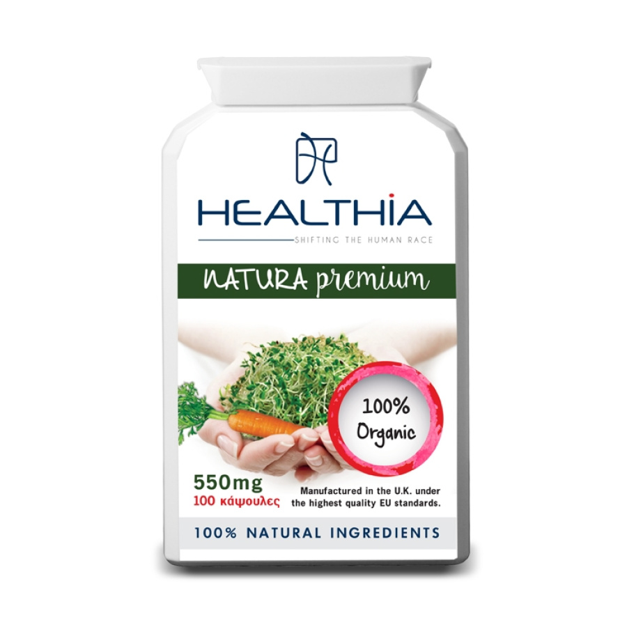 HEALTHIA Natura Premium 550mg, 100 caps