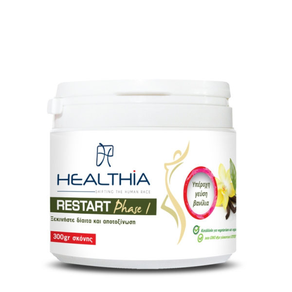 HEALTHIA Restart Health & Beauty, Phase 1, Vanilla 300gr