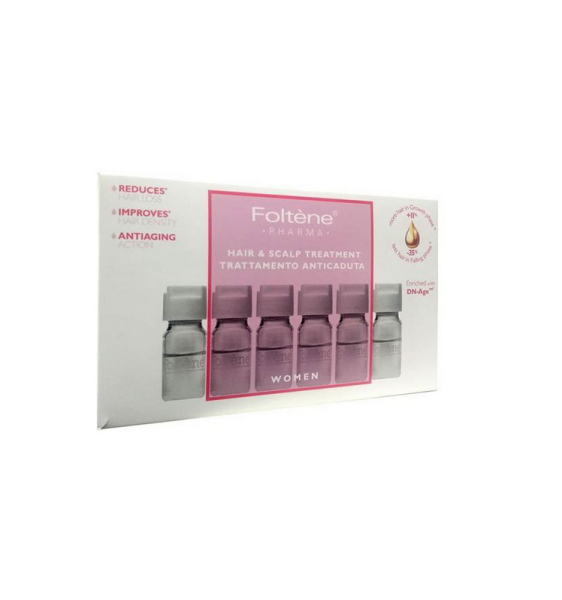 FOLTENE Hair & Scalp Treatment Women Γυναικεία Ολοκληρωμένη Θεραπεία Κατά της Τριχόπτωσης, 12 X 6ml