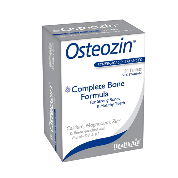 HEALTH AID Osteozin, Ολοκληρωμένη Φόρμουλα Για Την Υγεία Των Οστών, 90tabs