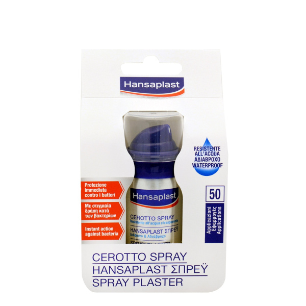 HANSAPLAST Επίδεσμος σε Μορφή Spray Plaster 32,5ml (50 εφαρμογές)