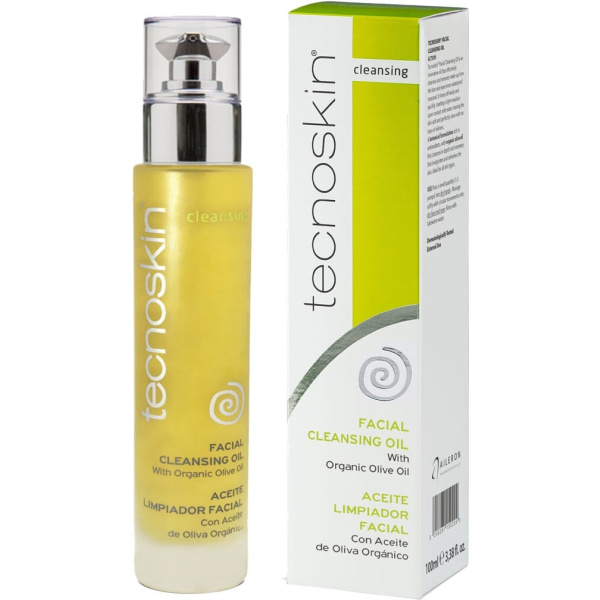 TECNOSKIN Cleansing Facial Cleansing Oil with Organic Olive Oil Λάδι Προσώπου Ματιών Καθαριστικό Ντεμακιγιάζ 100ml