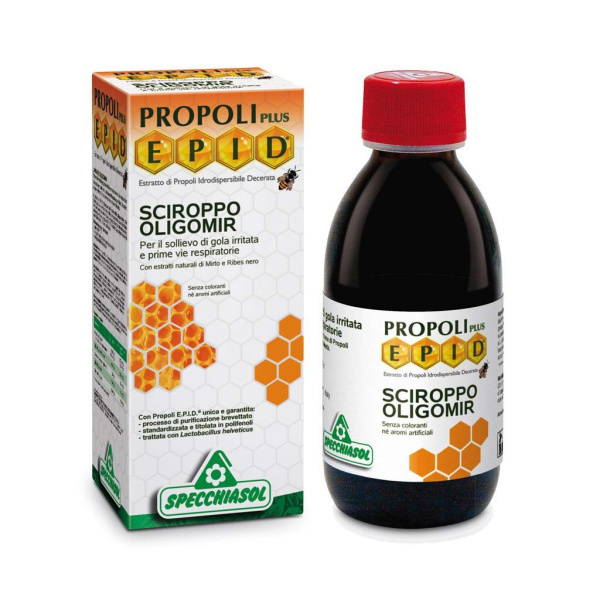 SPECCHIASOL Propoli Epid Oligomir Plus, Σιρόπι για το Λαιμό, 170ml