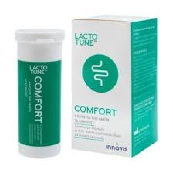 LACTOTUNE Comfort Συμπλήρωμα Διατροφής Πρεβιοτικών - Προβιοτικών για την Υγεία του Πεπτικού, 30caps