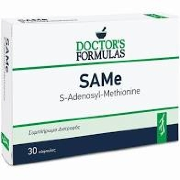 DOCTOR'S FORMULA SAME Συμπλήρωμα Διατροφής με S-ΑδενοσυλοΜεθειονίνη, Βιταμίνες B & Φολικό Οξύ, 30caps