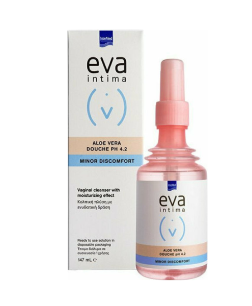 EVA Intima Aloe Vera Douche pH 4.2 Κολπική Πλύση με Εκχύλισμα Αλόης για Καθαρισμό & Ενυδάτωση του Κόλπου, 147ml