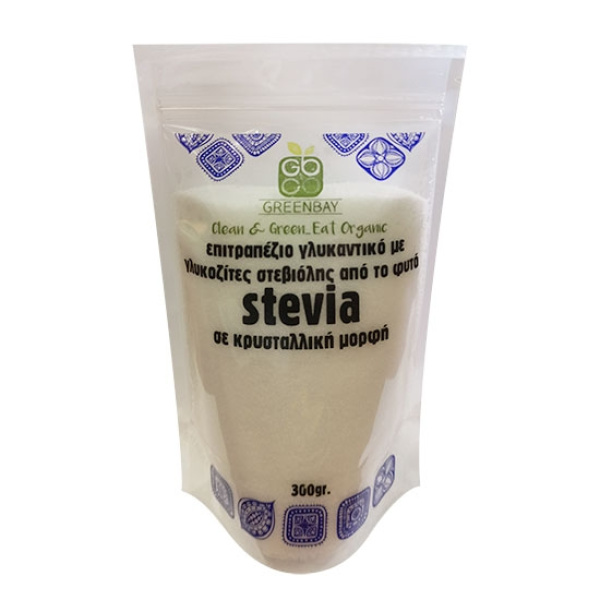 GREENBAY Στέβια κρυσταλλική με ερυθριτόλη (300γρ)