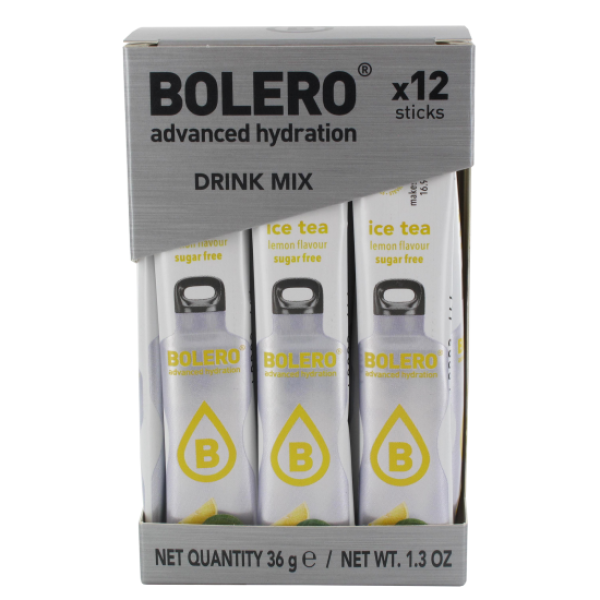 BOLERO Ice Tea Λεμόνι - Χυμός σε σκόνη για 0,5L (κουτί των 12x3gr)
