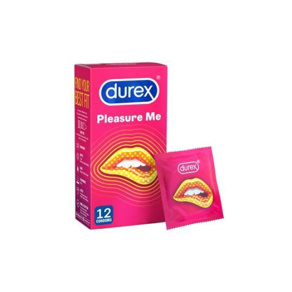 DUREX Pleasuremax Προφυλακτικά με Ανάγλυφες Κουκίδες & Ραβδώσεις, 12τεμ