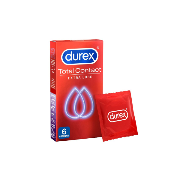 DUREX Total Contact Προφυλακτικά Εξαιρετικά Λεπτά, 6τεμ
