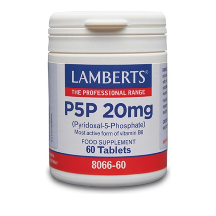 LAMBERTS P5P (Vitamin B6) 20mg 60tabs