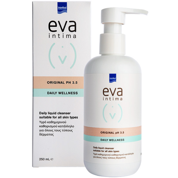 EVA Intima Original Υγρό Καθημερινού Καθαρισμού της Ευαίσθητης Περιοχής για Όλους τους Τύπους Δέρματος, 250ml