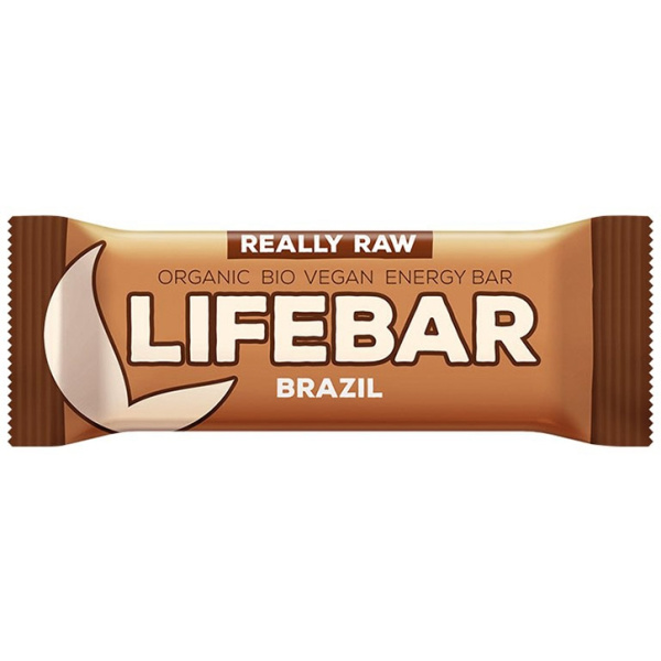 LIFEBAR Μπάρα Ενέργειας Καρύδια Βραζιλίας (47gr)