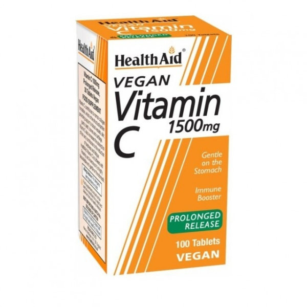 HEALTH AID Vitamin C 1500mg, Prolonged Release 100caps