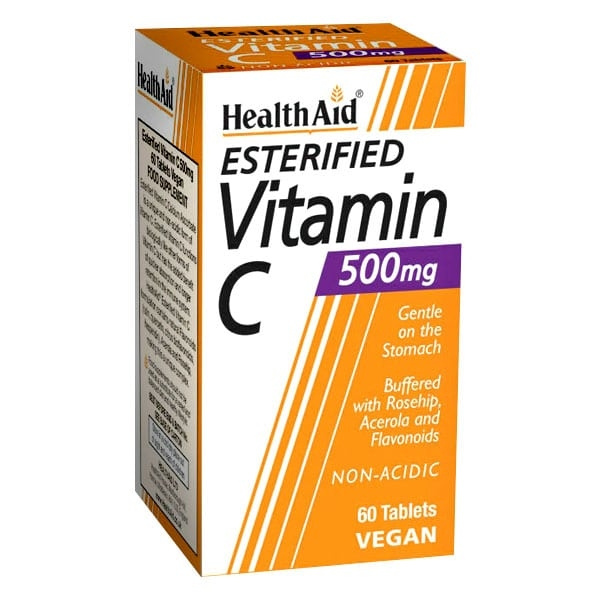 HEALTH AID Esterified Vitamin C 500mg με Μορφή Ασκορβικού Ασβεστίου, 60tabs
