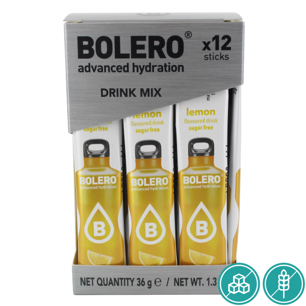 BOLERO Λεμόνι - Χυμός σε σκόνη για 0,5L (Κουτί των 12) x3 gr