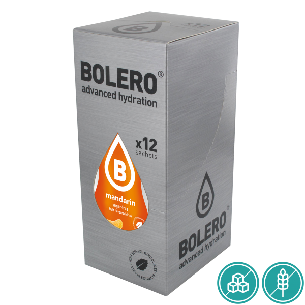 BOLERO Μανταρίνι - Χυμός σε σκόνη για 1,5L (Κουτί των 12x9gr)