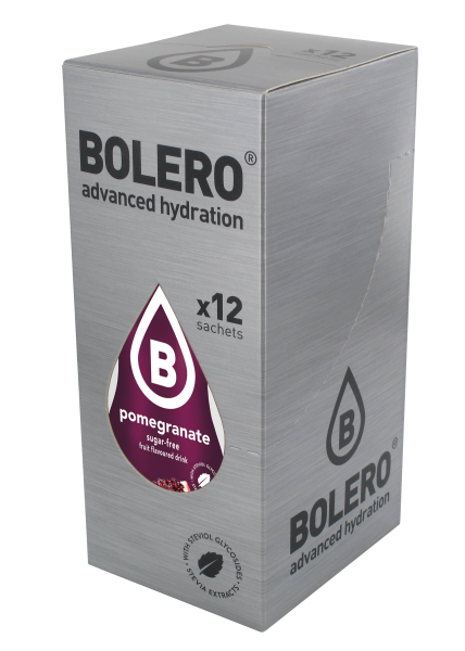 BOLERO Ρόδι - Χυμός σε σκόνη για 1,5L (Κουτί των 12) 9gr