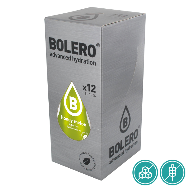 BOLERO Πεπόνι - Χυμός σε σκόνη για 1,5L (Κουτί των 12) 9gr ΗΜ. ΛΗΞΗΣ 31/03/2024