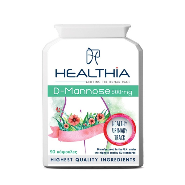 HEALTHIA D-Mannose 500mg  90 caps