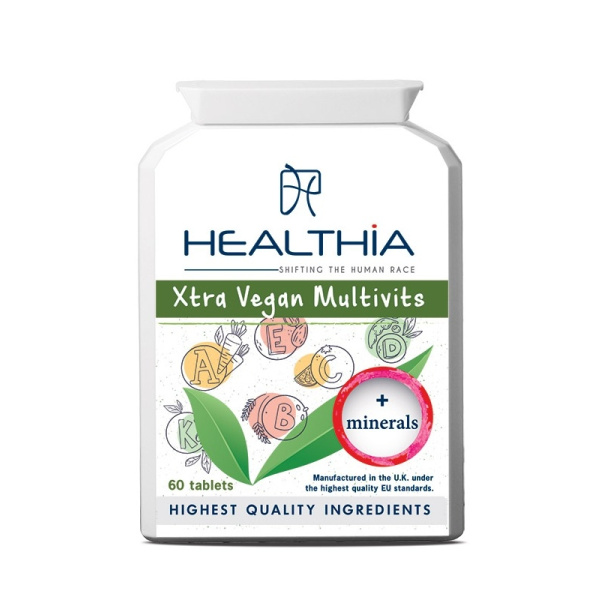 HEALTHIA Xtra Vegan Multivits 60 tabs