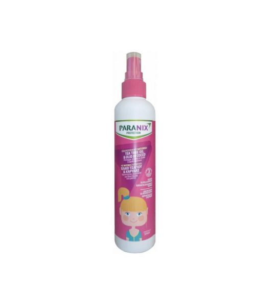 PARANIX Protection Αντιφθειρικό Styling Spray με Έλαιο Τσαγιού και Καρύδας για Κορίτσια 250ml