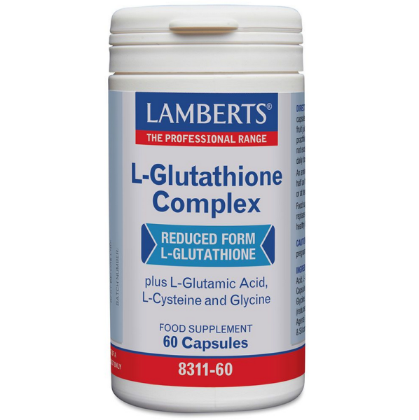 LAMBERTS L-Glutathione Complex Υποαλλεργική Φόρμουλα για το Συκώτι, 60caps