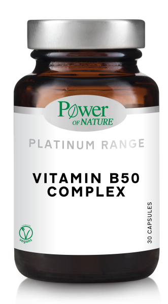 POWER OF NATURE Classics Platinum Vitamin B50 Complex - 30Caps