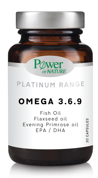 POWER OF NATURE Classics Platinum Omega 3.6.9, Καρδιά-Εγκέφαλος-Χοληστερίνη-Όραση 30Caps