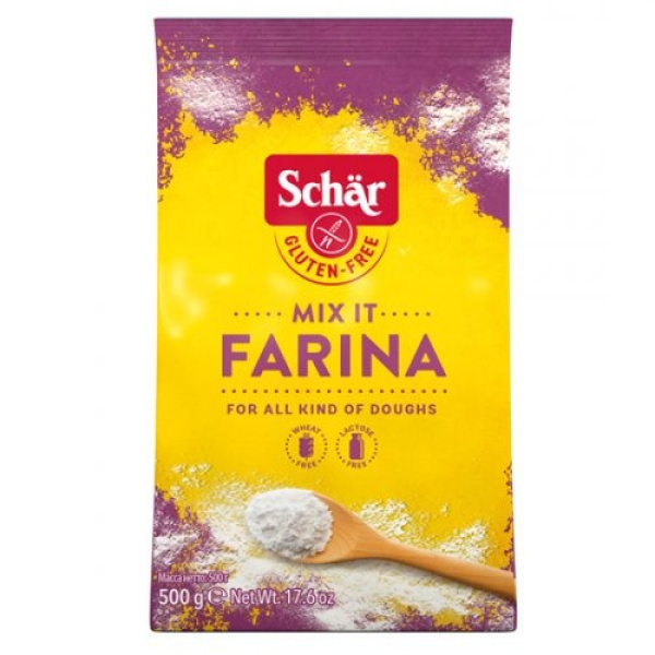 Dr. SCHAR Αλεύρι Γενικής Χρήσης 'Mix It Farina' χωρίς γλουτένη & λακτόζη (500γρ)