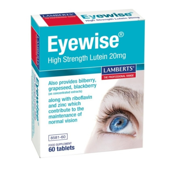 LAMBERTS  Eyewise Φόρμουλα για την Καλή Υγεία των Ματιών, 60 tabs