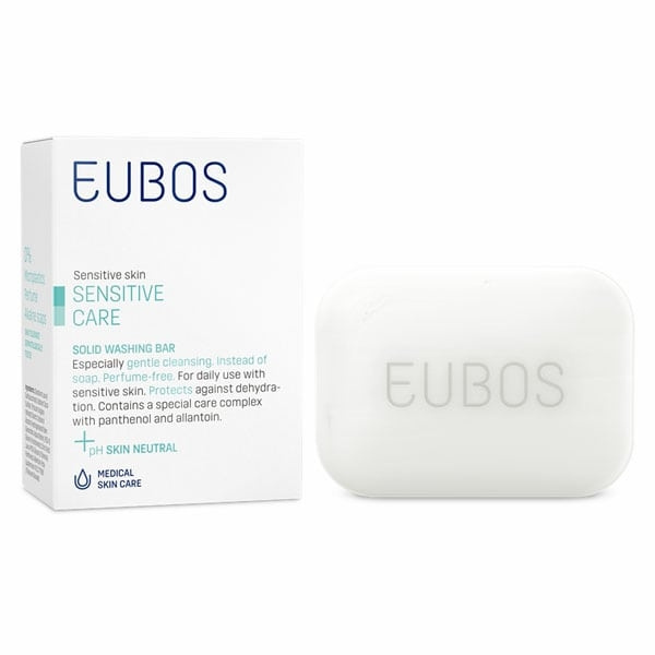EUBOS Sensitive Care Solid Washing Bar, 125gr