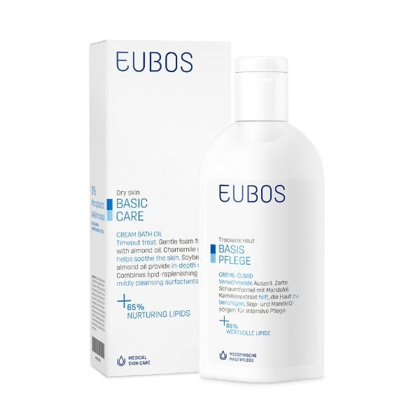 EUBOS Cream Bath Oil Ελαιώδες Αφρόλουτρο, 200ml