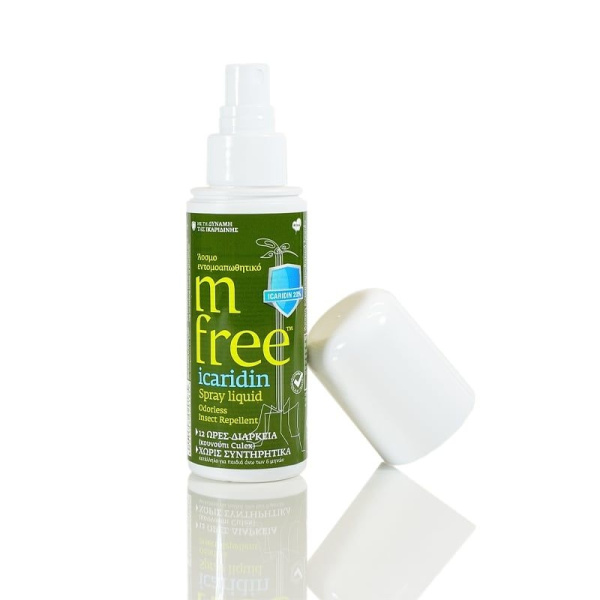 M-free Icaridin Άοσμο Εντομοαπωθητικό Spray Lotion, 80ml