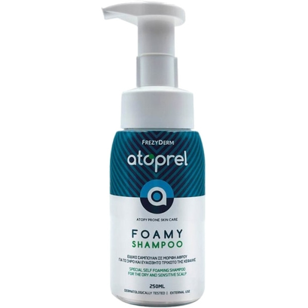FREZYDERM Atoprel Foamy Shampoo Ειδικό Σαμπουάν για την Ατοπική Δερματίτιδα, 250ml