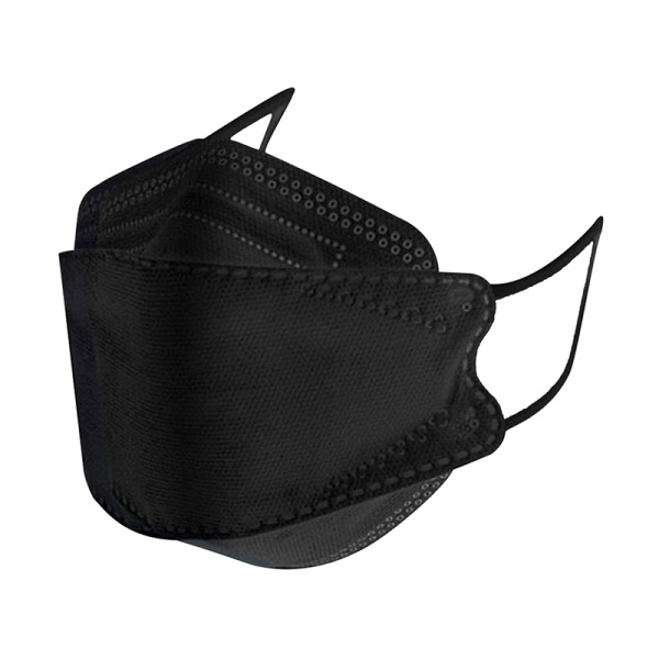 FAMEX Masks Μάσκες Υψηλής Προστασίας μιας Χρήσης FFP2 NR KN95 σε Μαύρο Χρώμα 10 Τεμάχια