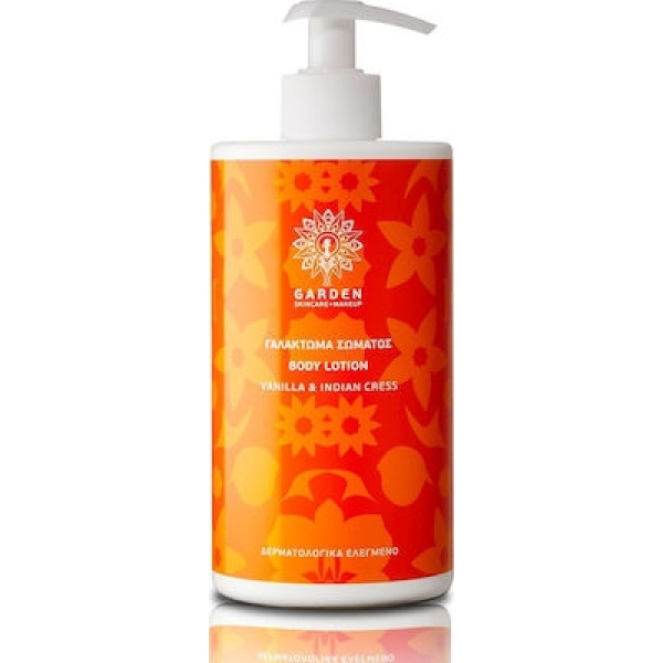 GARDEN OF PANTHENOLS Body Lotion Vanilla and Indian Cress 500ml