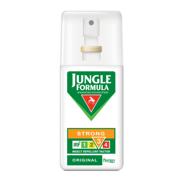 JUNGLE FORMULA Strong Original Εντομοαπωθητικό Σπρέι κατά των Κουνουπιών για Ισχυρή Προστασία, 75ml