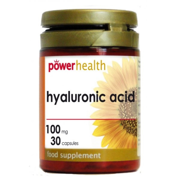 POWER HEALTH  Hyaluronic Acid 100mg Υαλουρονικό οξύ, 30caps