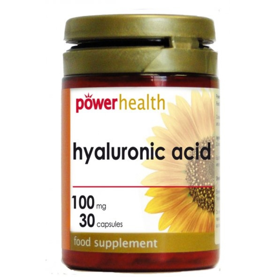 POWER HEALTH  Hyaluronic Acid 100mg Υαλουρονικό οξύ, 30caps