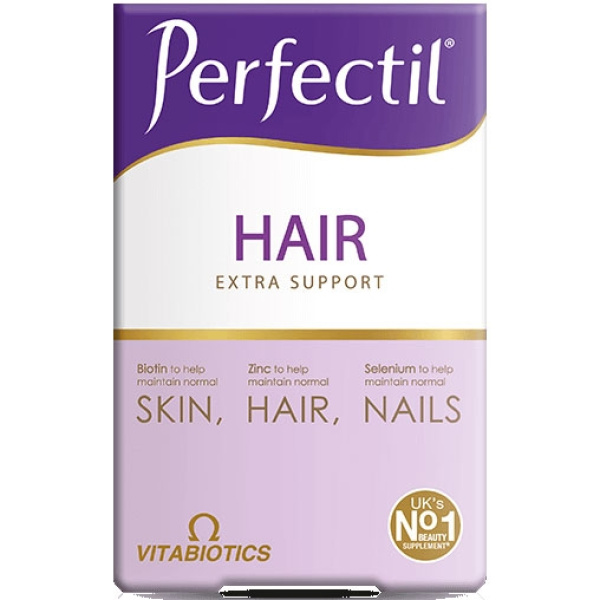 VITABIOTICS Perfectil Plus Hair Extra Support, Υγιή Μαλλιά, Δέρμα & Νύχια 60 tabs