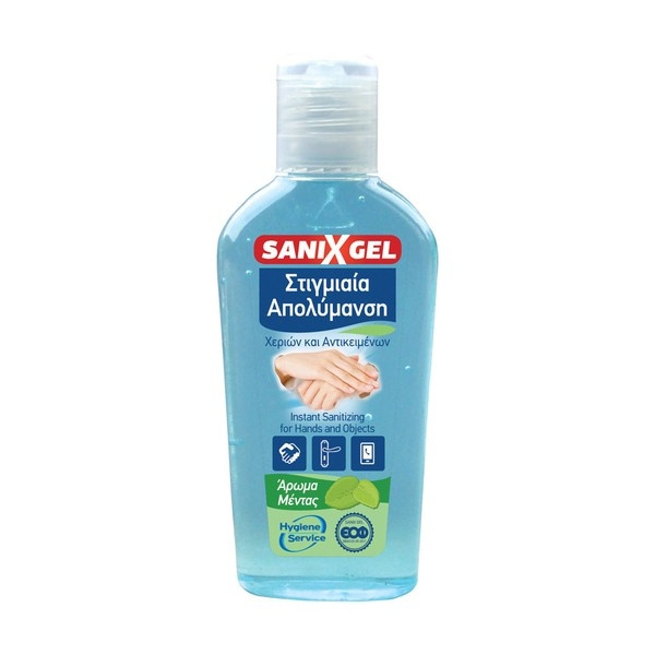 SANIX GEL Απολυμαντικό - Καθαριστικό Spray Για Χέρια & Επιφάνειες 80ml