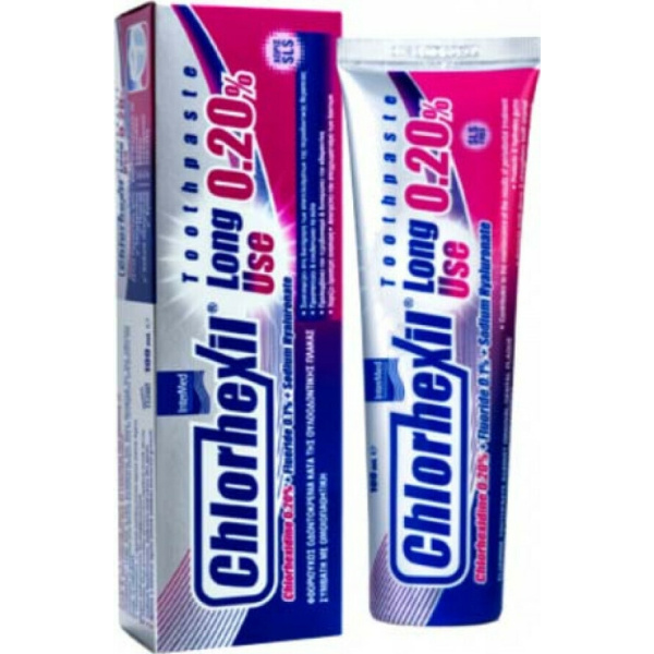 INTERMED TOOTHPASTE Chlorhexil Long Use Toothpaste 0.20% Πολλαπλή Προστασία της Στοματικής Κοιλότητας, 100ml