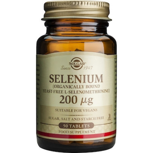 SOLGAR Selenium 200μg 50tabs