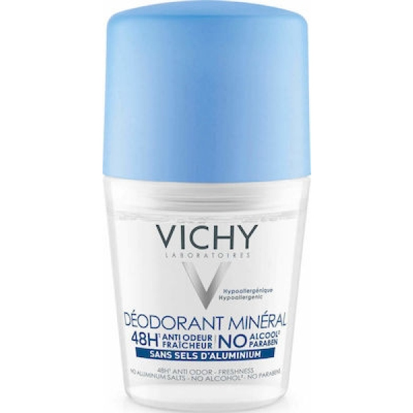 VICHY Deodorant Mineral 48H Αποσμητικό Χωρίς Άλατα Αλουμινίου 50ml