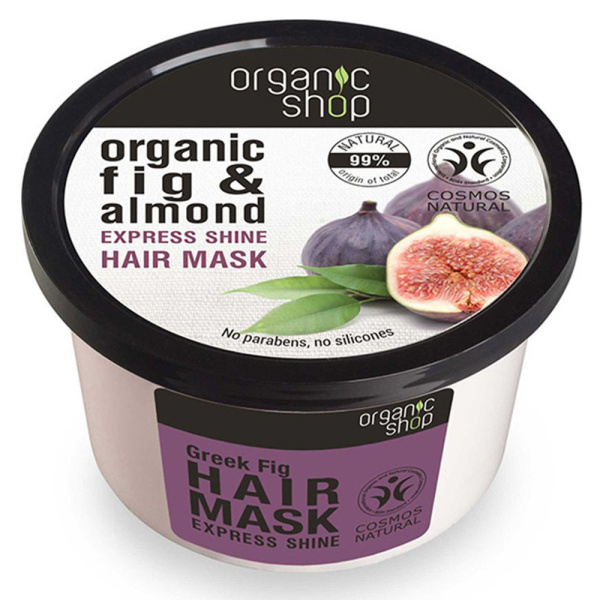 ORGANIC SHOP Volumizing Hair Mask Μάσκα Όγκου για Λιπαρά Μαλλιά, 250ml