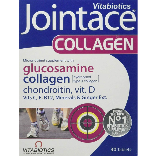 VITABIOTICS Jointace Collagen Συμπλήρωμα Διατροφής με Κολλαγόνο που Συμβάλλει στην Υγεία των Αρθρώσεων 30tabs