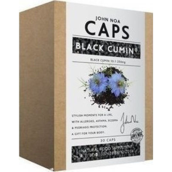 JOHN NOA Συμπλήρωμα Διατροφής Superherbs Black Cumin Μαύρο Κύμινο 30caps