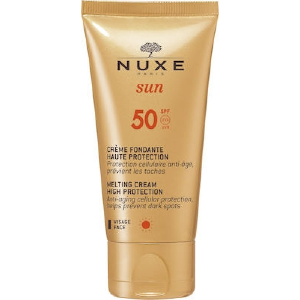 NUXE Sun Melting Cream High Protection SPF50 Αντηλιακή Κρέμα Προσώπου, 50ml